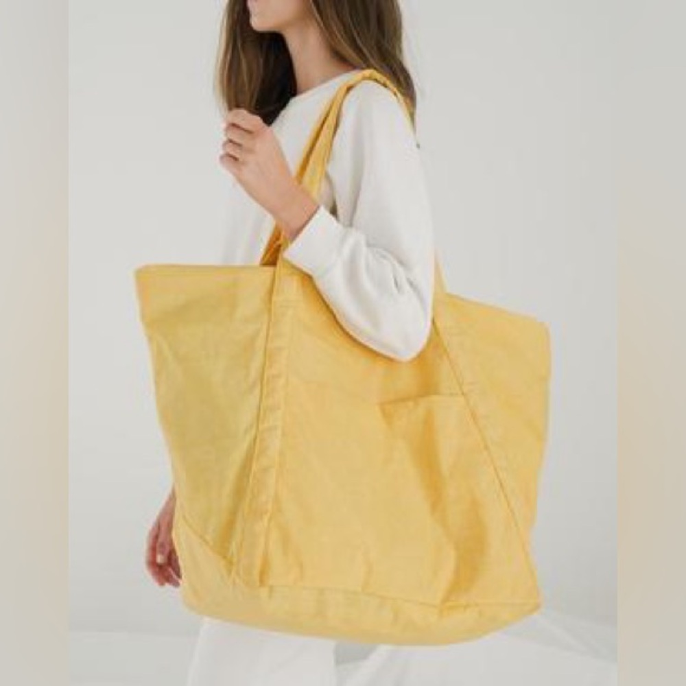 Baggu Large Cloud Travel Carry On Bag Marigold Yellow